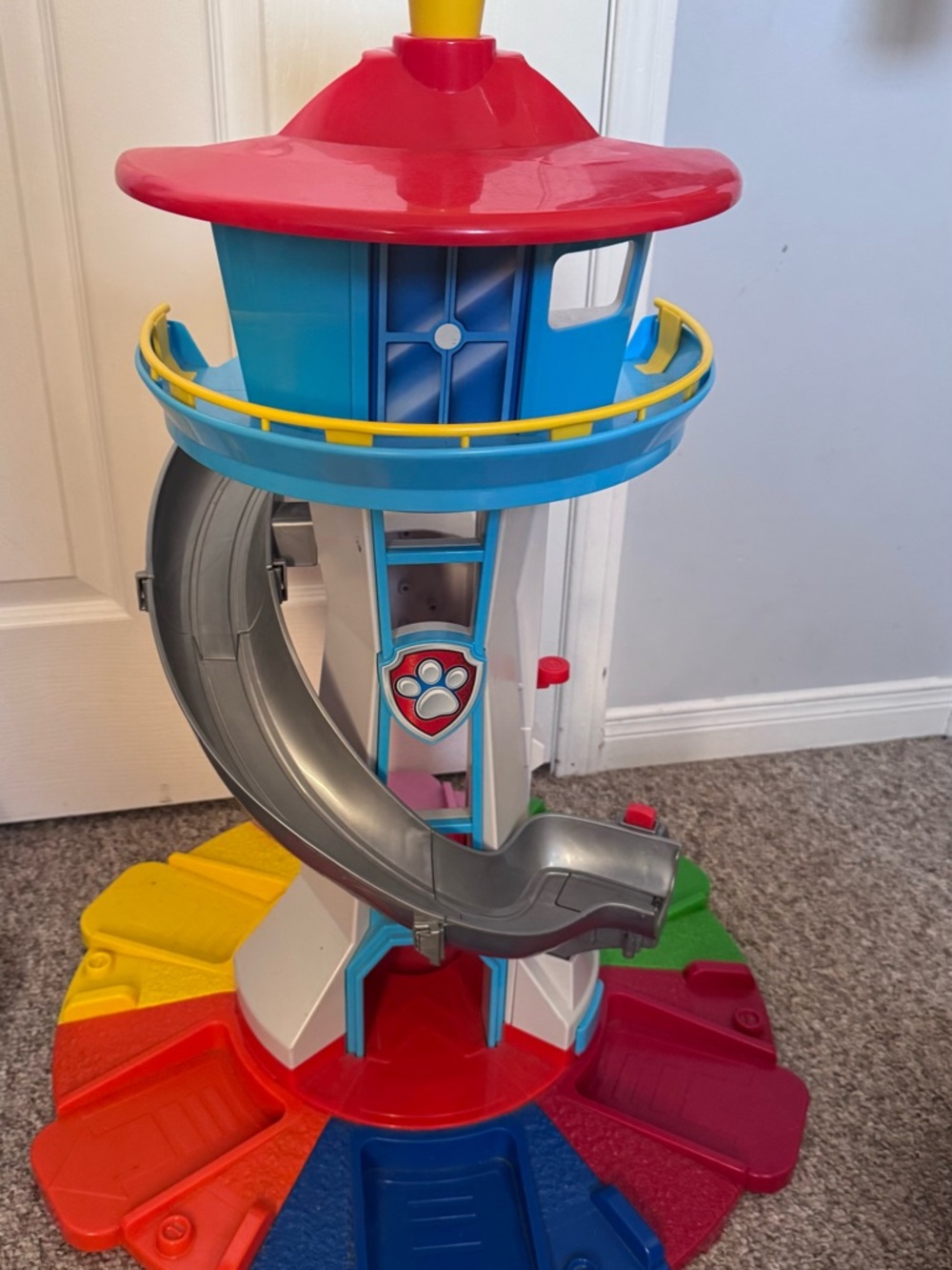 Paw Patrol Tower Playset in Red, Blue, Yellow & Gray